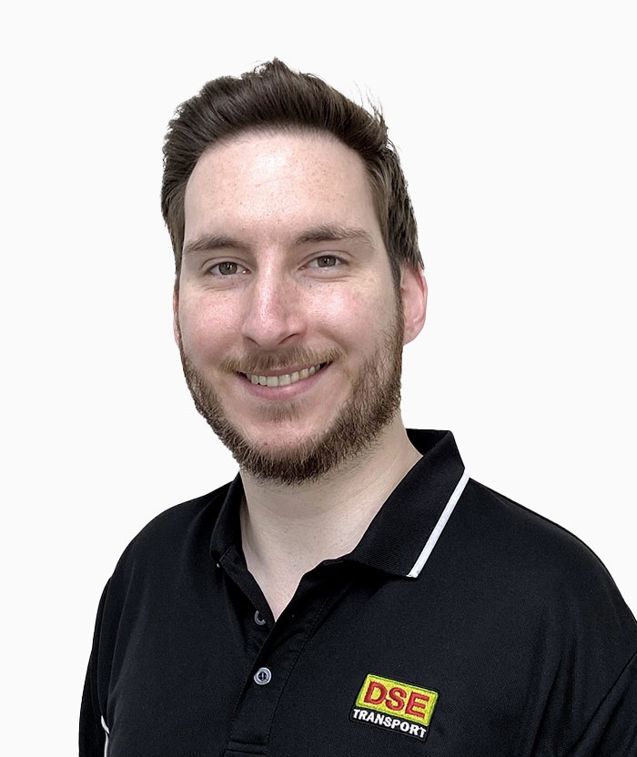 Alex Papadopoulos, Distribution and Compliance Manager at DSE Transport, known for fleet leadership and safety compliance.